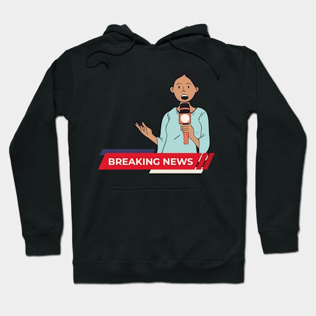 Breaking news Hoodie by Young Me